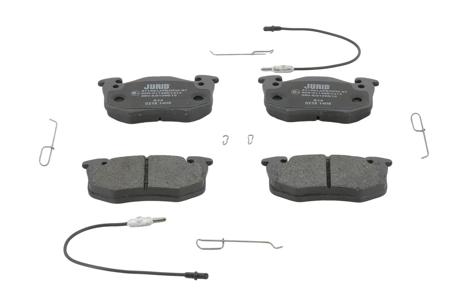 JURID 571331J Brake pad set, disc brake