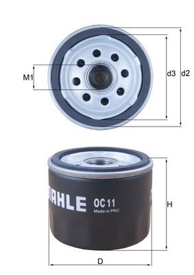KNECHT OC 11 Oil filter