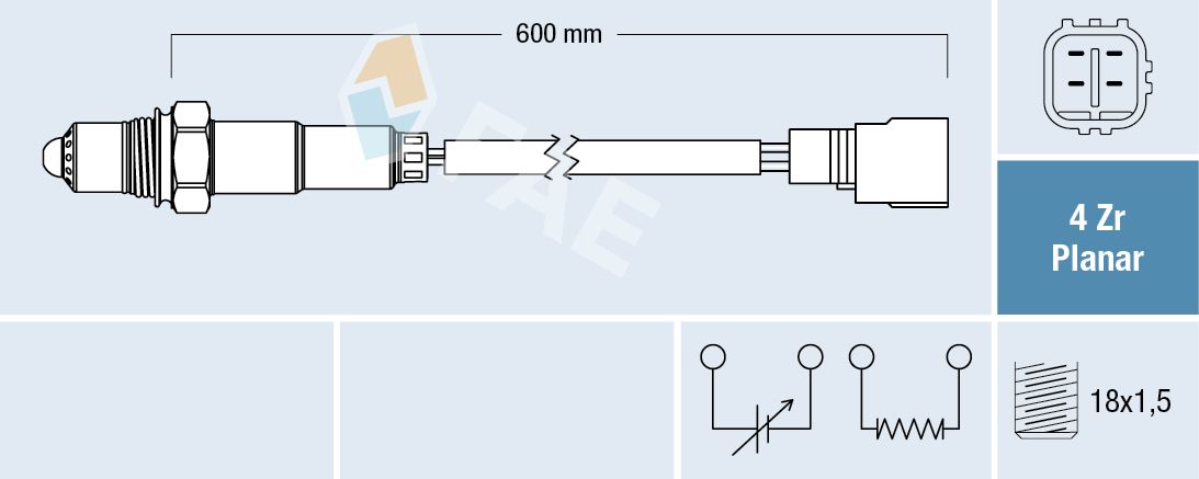 FAE 77515 Oxygen sensor