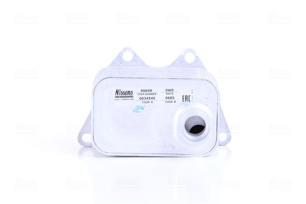 NISSENS 90659 Oil cooler, engine oil