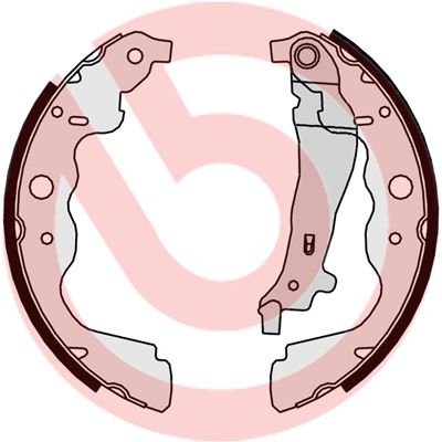 BREMBO S 68 546 Brake shoe set