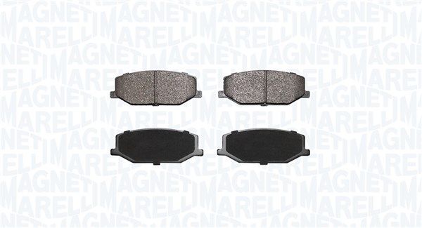 MAGNETI MARELLI 363916060908 Brake pad set, disc brake