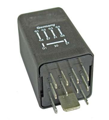 Relay, glow plug system