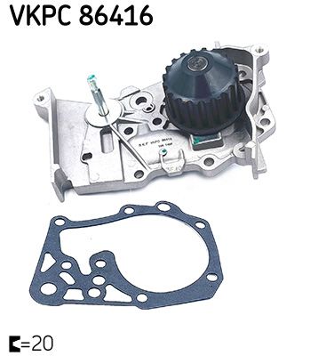 SKF VERTEVO VKPC 86416 Water pump, engine cooling