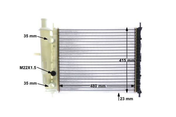 Radiator, engine cooling-11