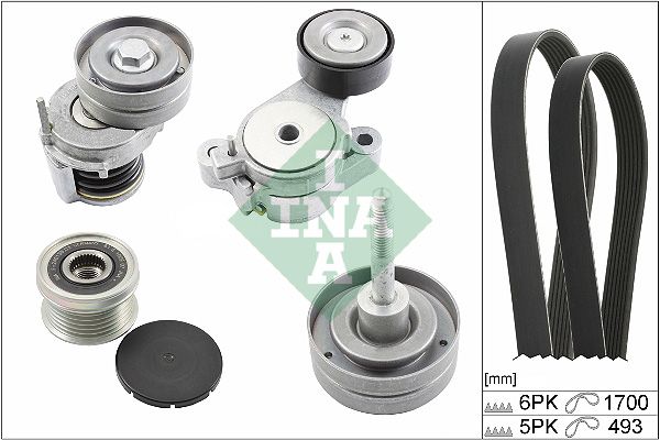 SCHAEFFLER INA 529 0519 20 V-ribbed belt set