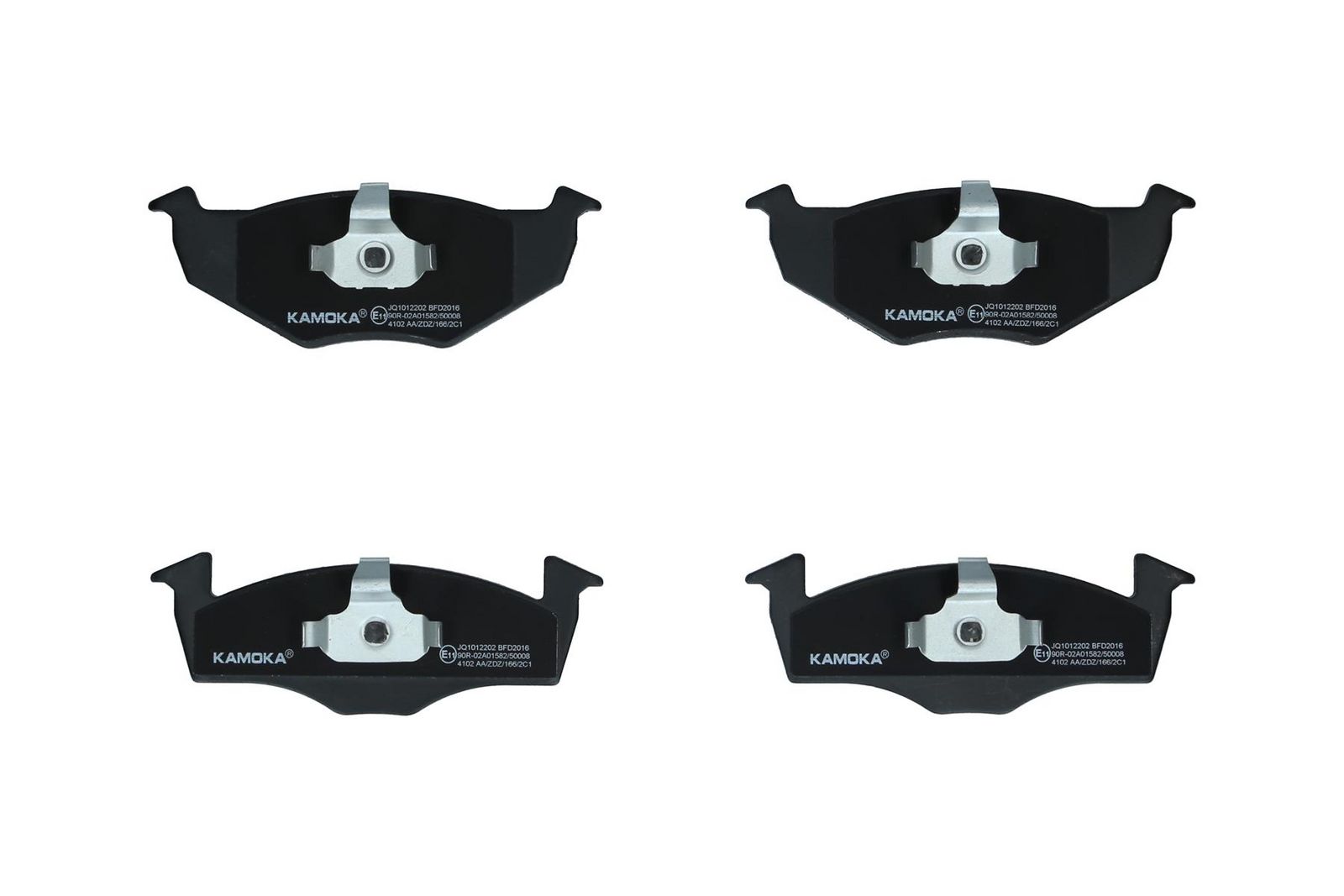 KAMOKA JQ1012202 Stabdžių trinkelių rinkinys, diskinis stabdys