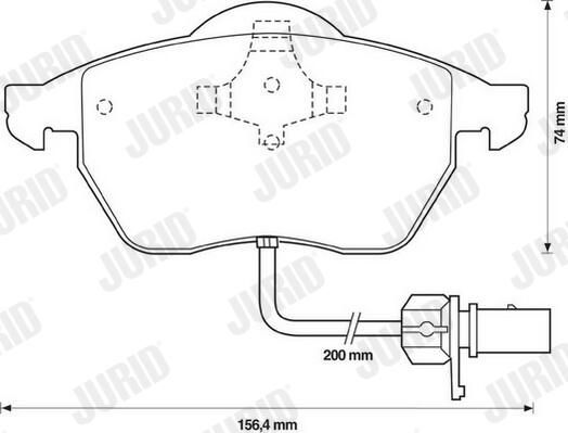 Brake Pad Set, disc brake-1