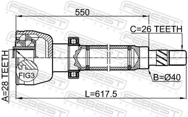 Joint Kit, drive shaft-1