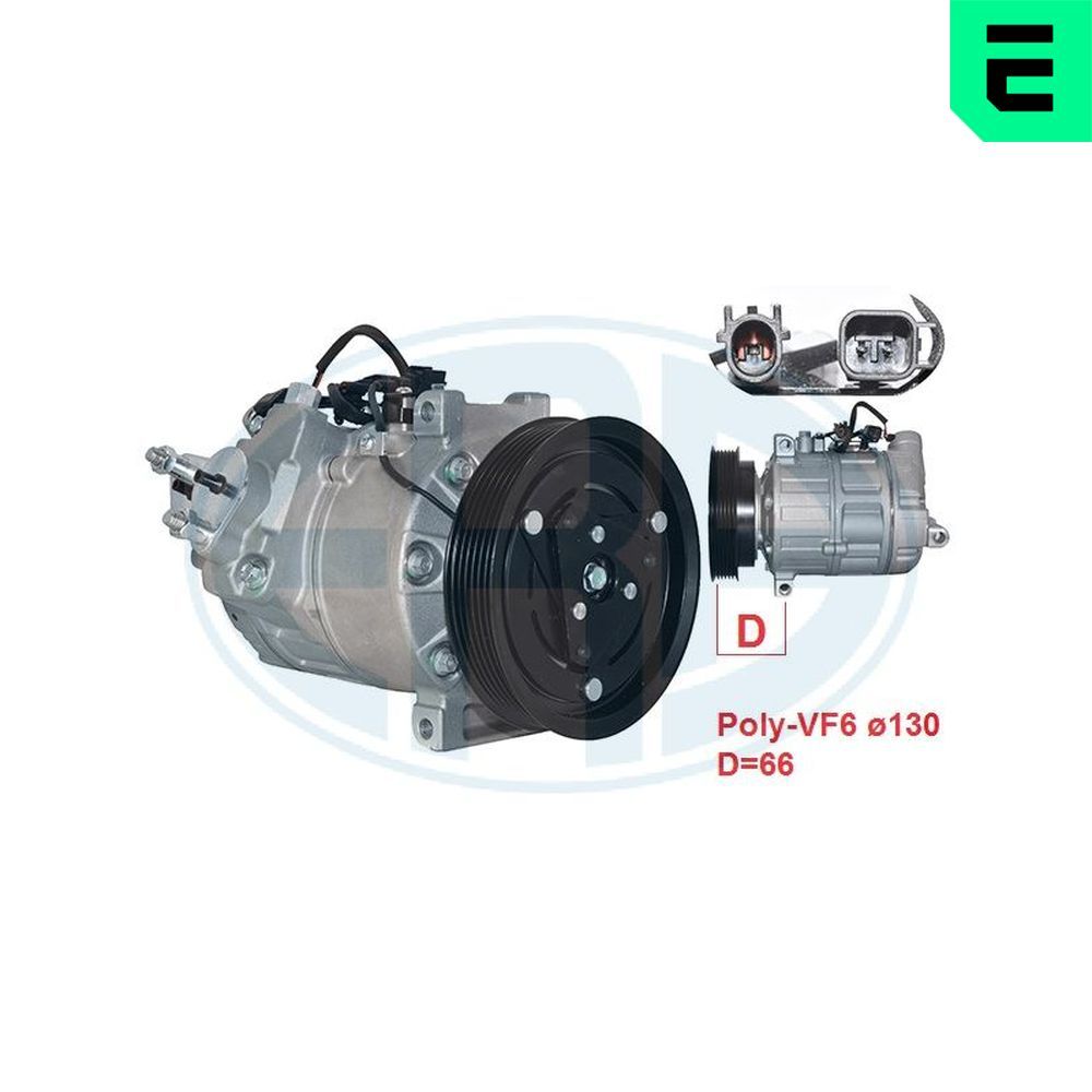 ERA 670088 Compressor, air conditioning