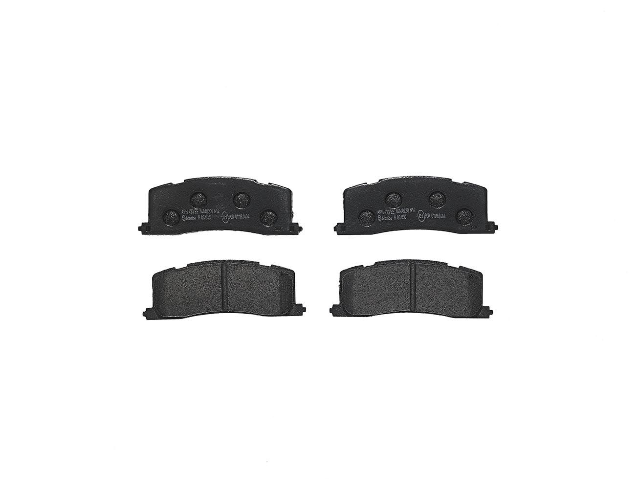 BREMBO P 83 030 Brake pad set, disc brake