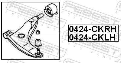 Control/Trailing Arm, wheel suspension-1