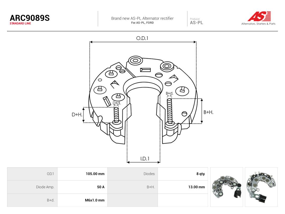 Rectifier, alternator-2
