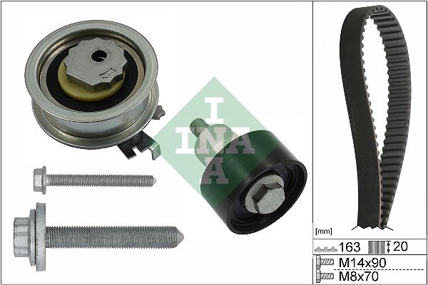 SCHAEFFLER INA 530 0592 11 Timing belt kit