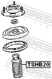 Dust Protection Kit, shock absorber-1
