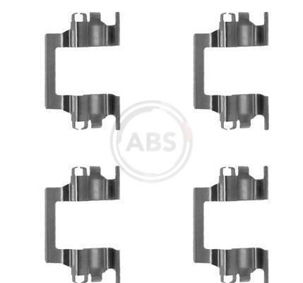 A.B.S. 1117Q Priedų komplektas, diskinių stabdžių trinkelės