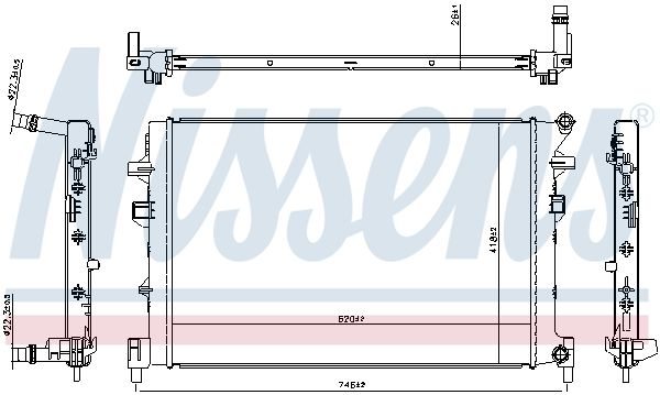 Radiator, engine cooling-4