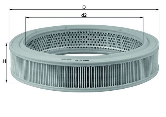 KNECHT LX 208 Air filter