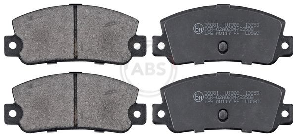 A.B.S. 36081 Brake pad set, disc brake