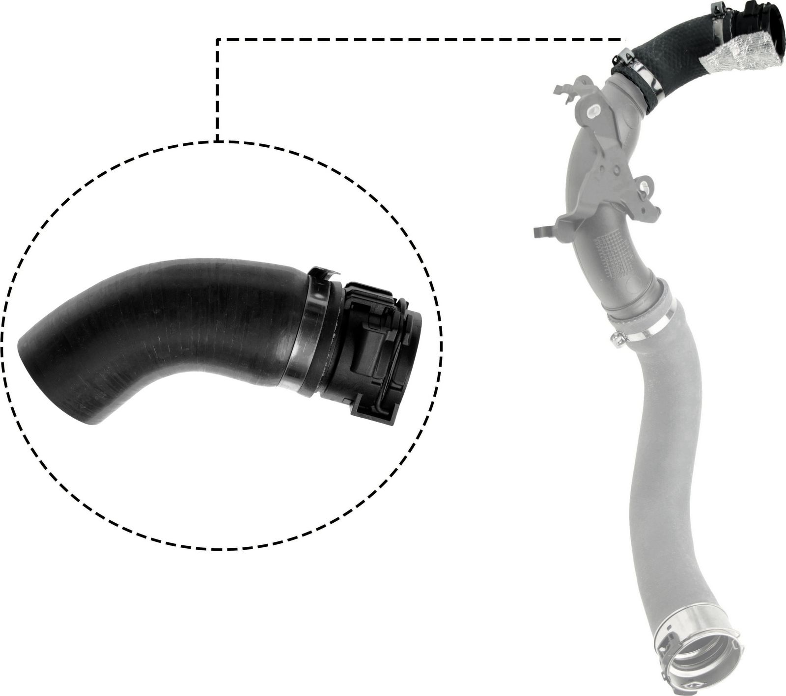 GATES 09-0527 Charge air hose