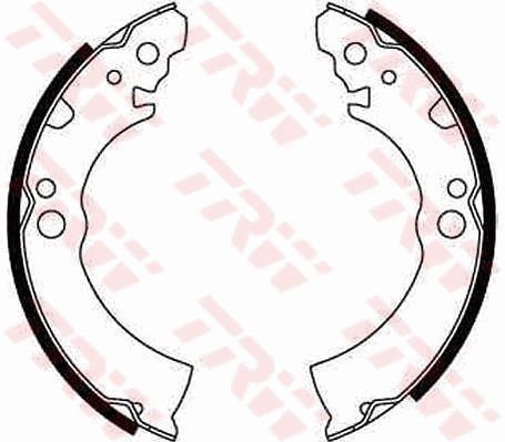 TRW GS8157 Brake shoe set