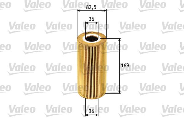 VALEO 586521 Alyvos filtras
