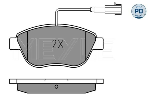 Brake Pad Set, disc brake-1