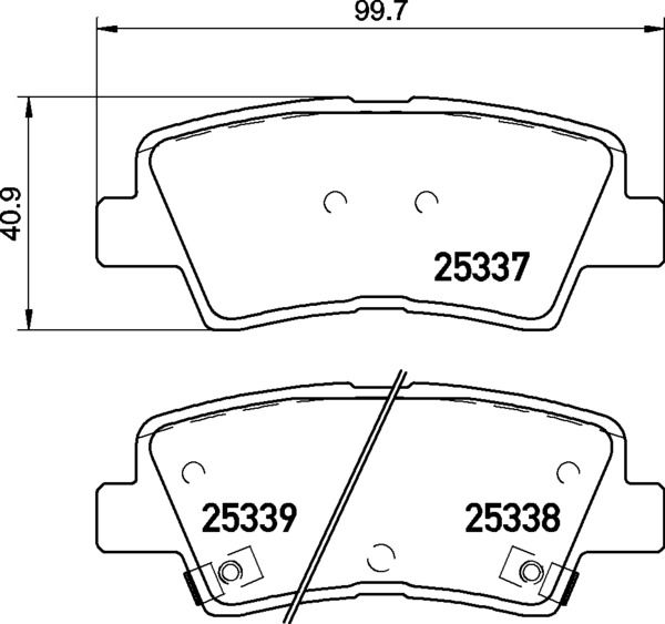 Brake Pad Set, disc brake-3