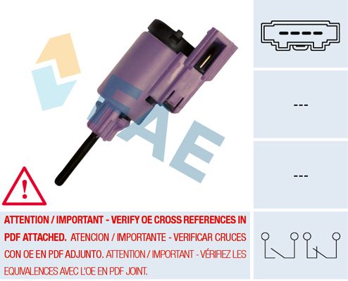 FAE 24760 Stop light switch