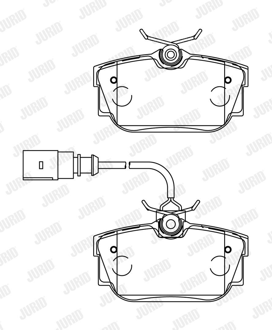 Brake Pad Set, disc brake-1