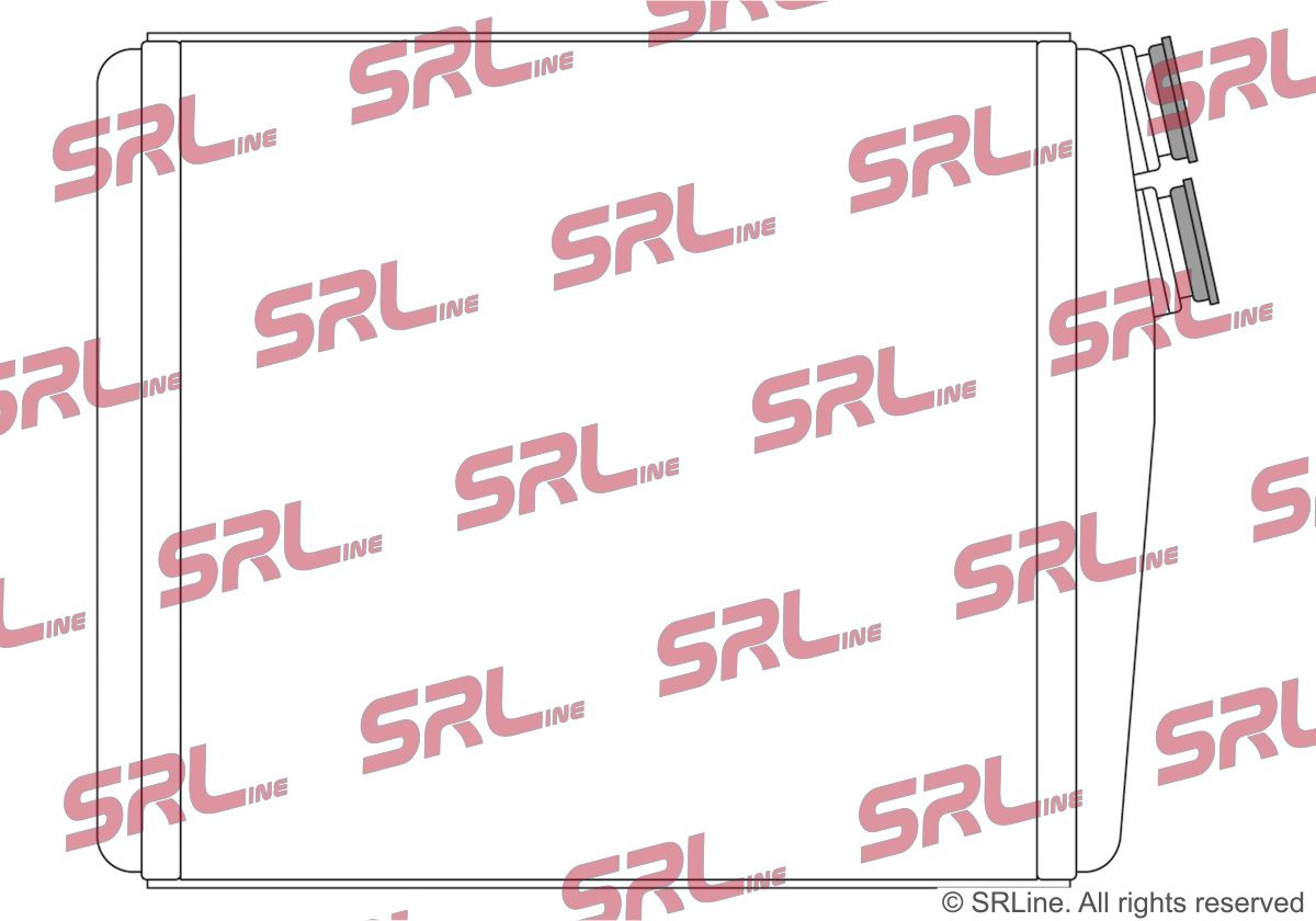 SRLINE 4312N8-1 Heat exchanger, interior heating