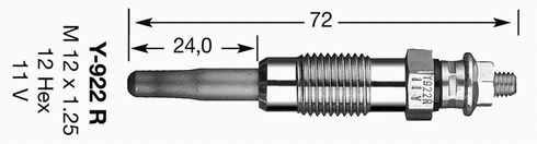 NGK 4356 Glow plug