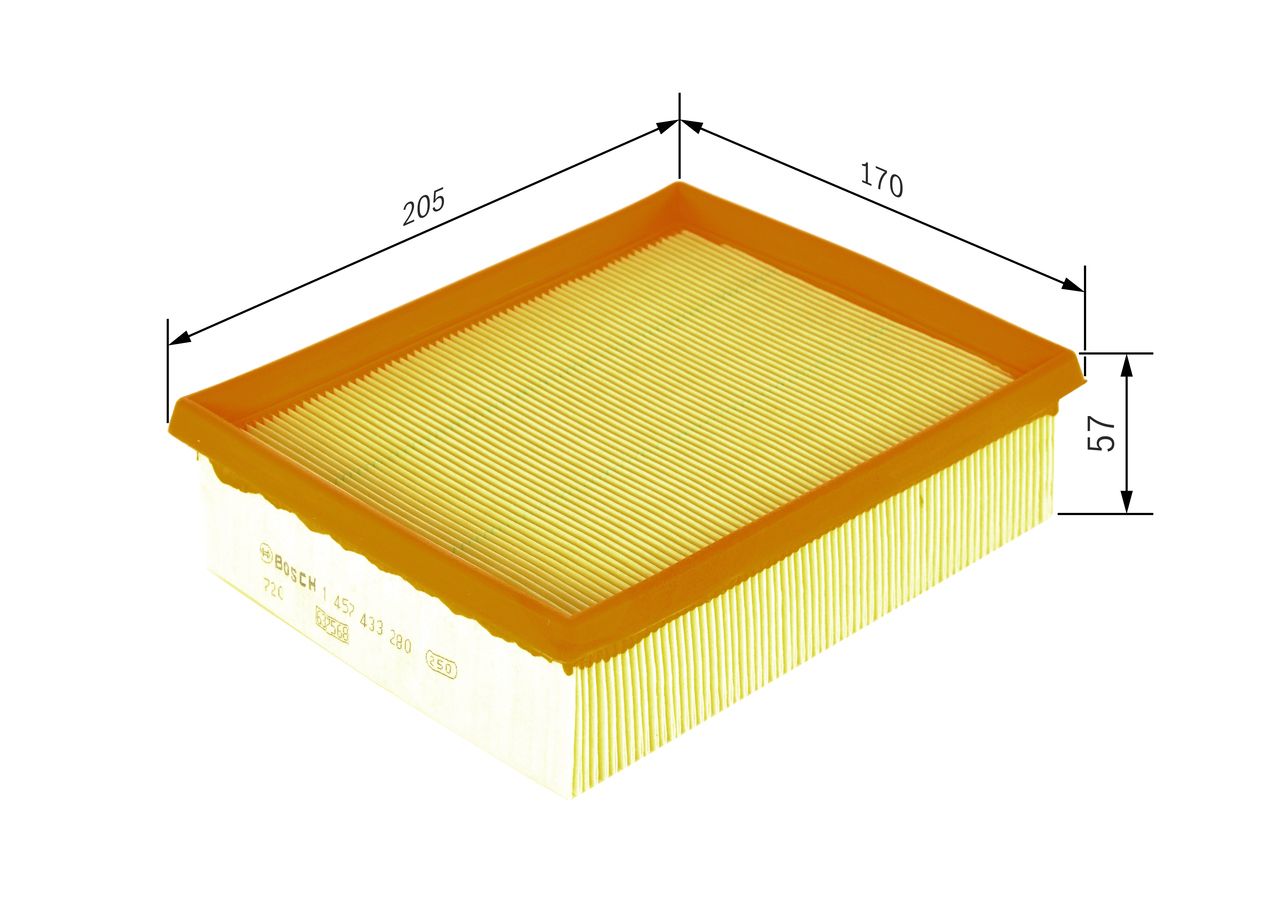 BOSCH 1 457 433 280 Oro filtras