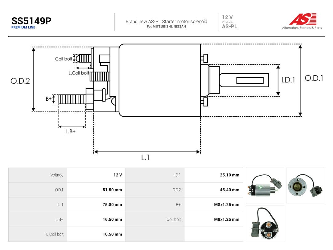 Solenoid Switch, starter-3