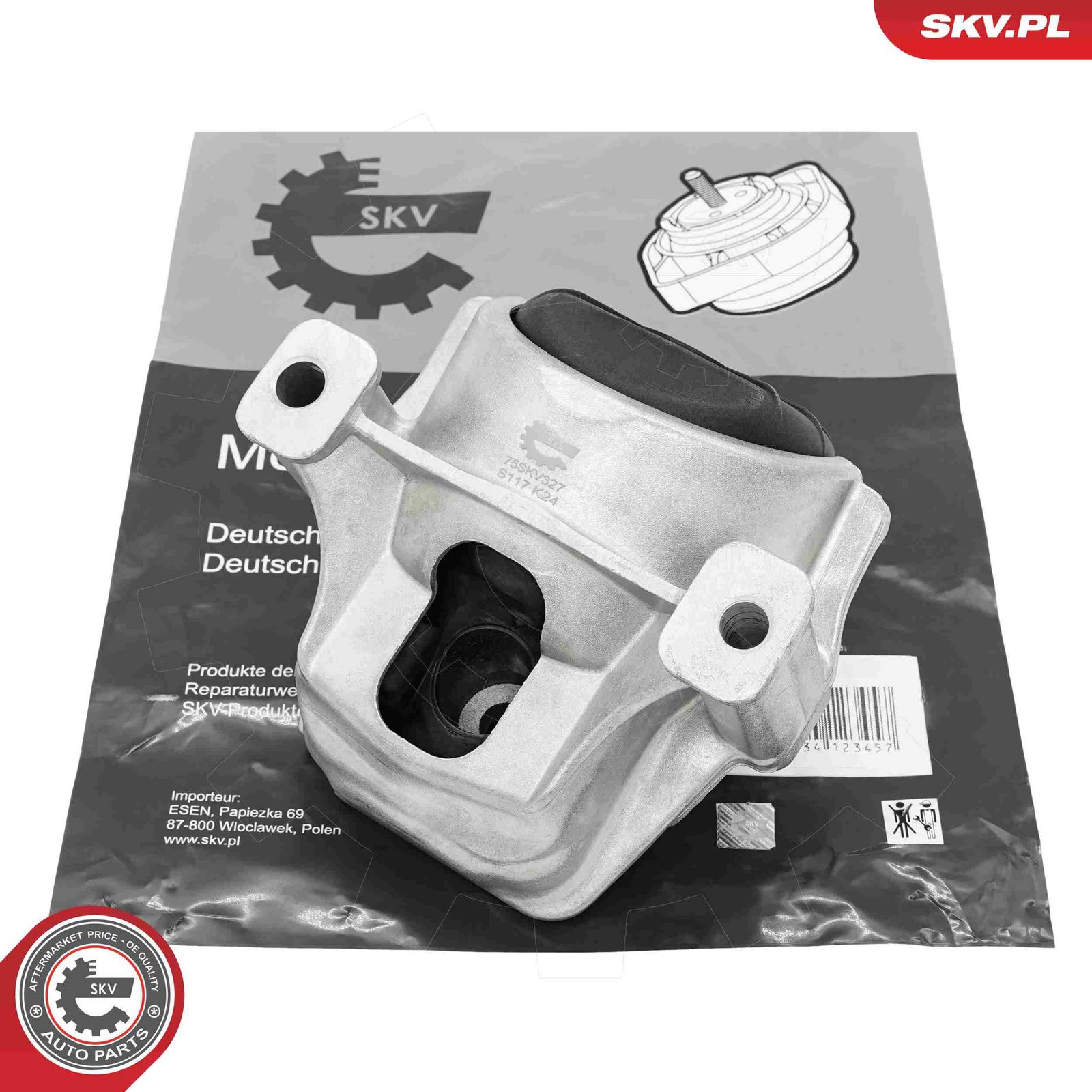 ESEN SKV 75SKV327 Mounting, engine