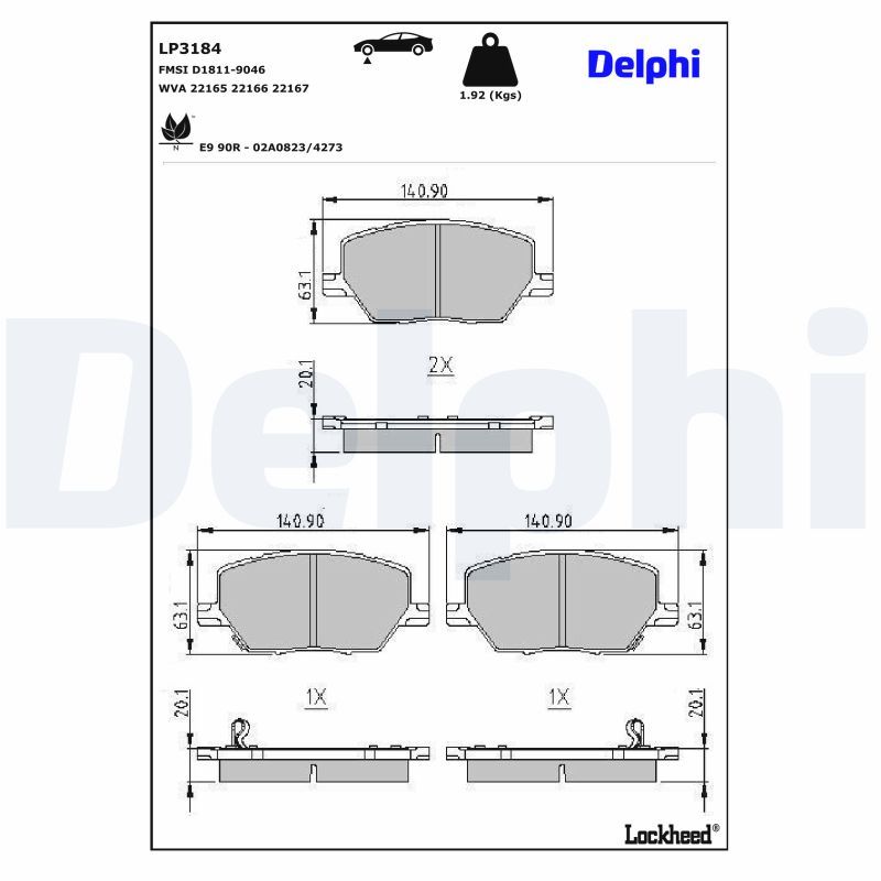 Brake Pad Set, disc brake-2