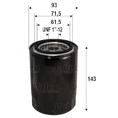 VALEO 586105 Oil filter