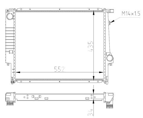 Radiator, engine cooling-4