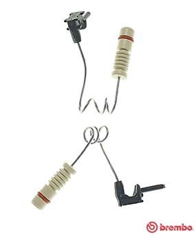 įspėjimo kontaktas, stabdžių trinkelių susidėvėjimas