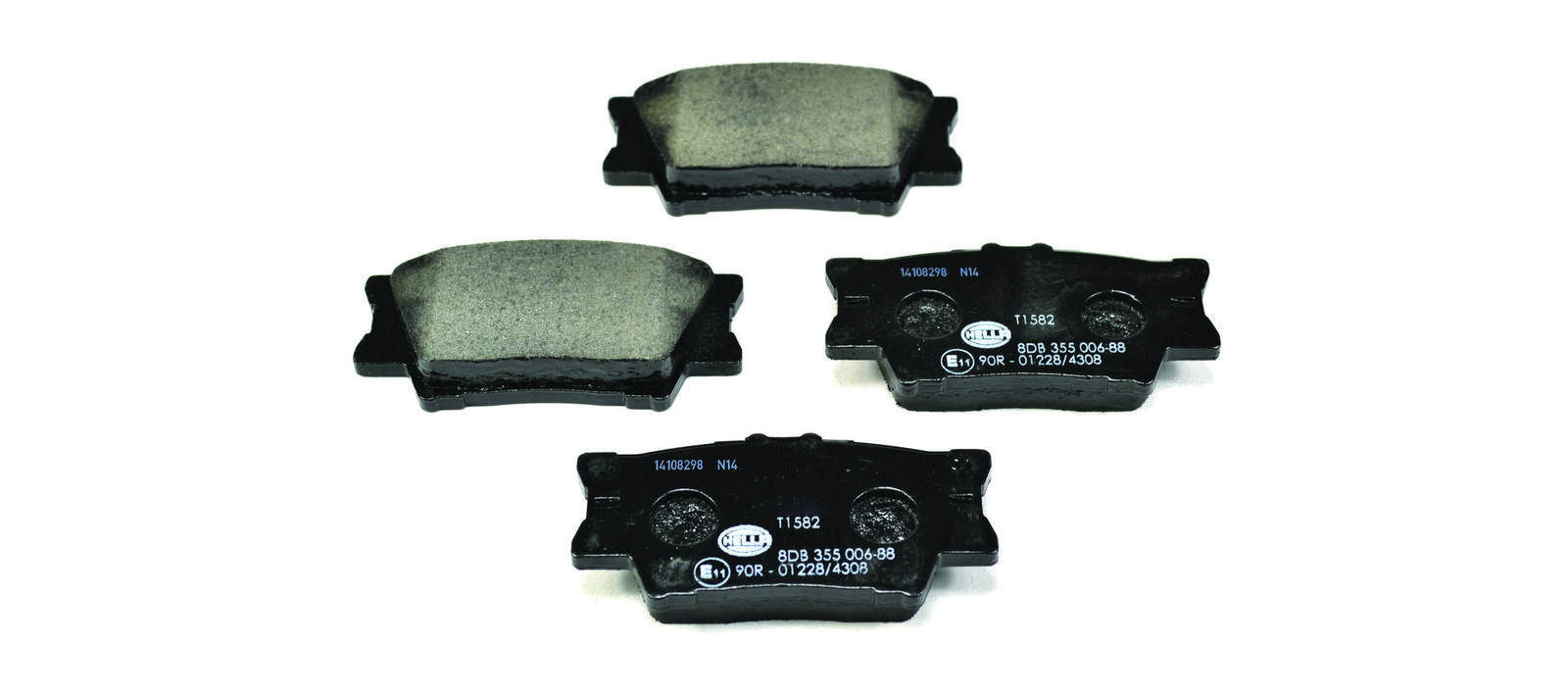 HELLA 8DB 355 006-881 Brake pad set, disc brake