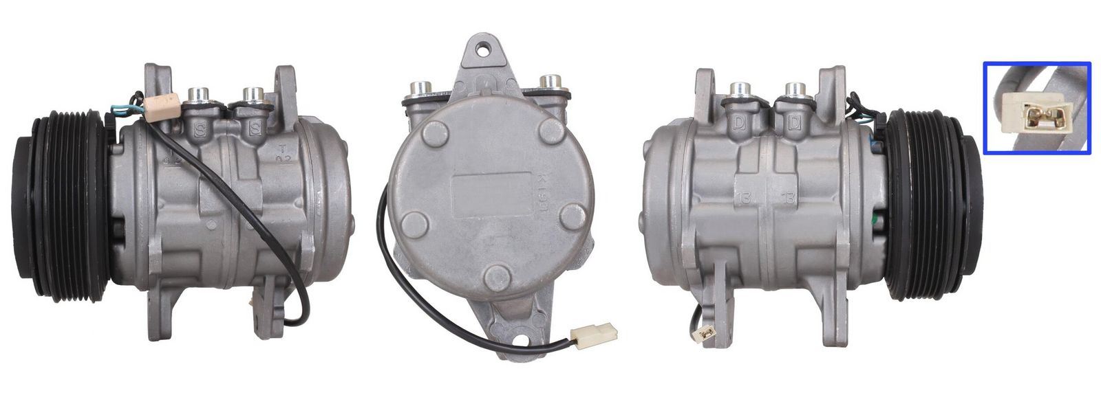 LUCAS ACP255 Compressor, air conditioning