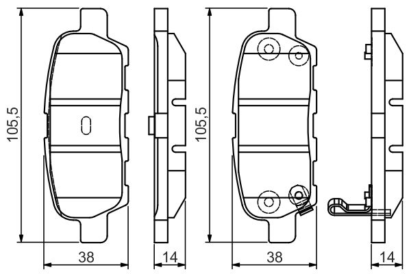 Brake Pad Set, disc brake-7