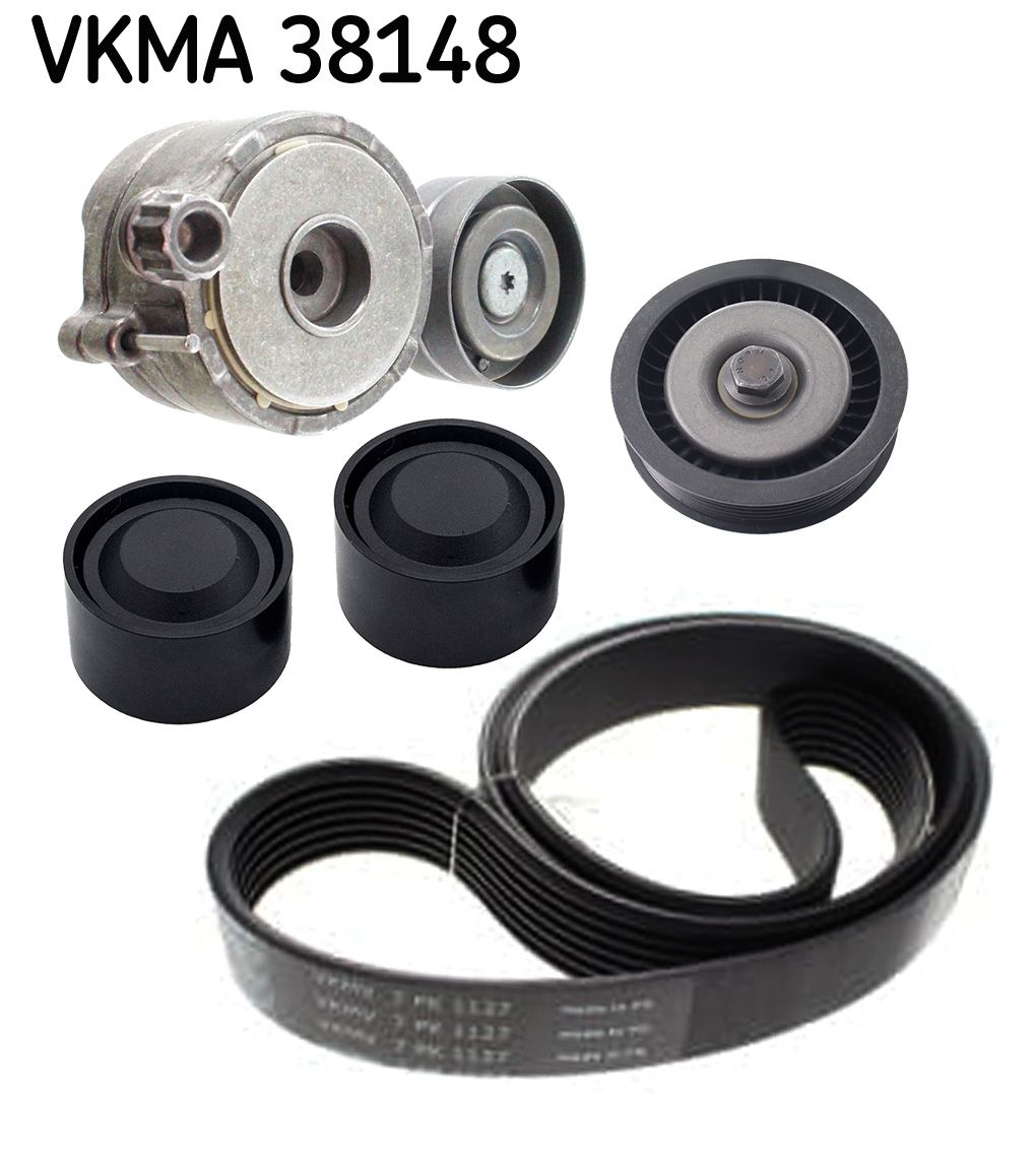 V-ribbed Belt Set