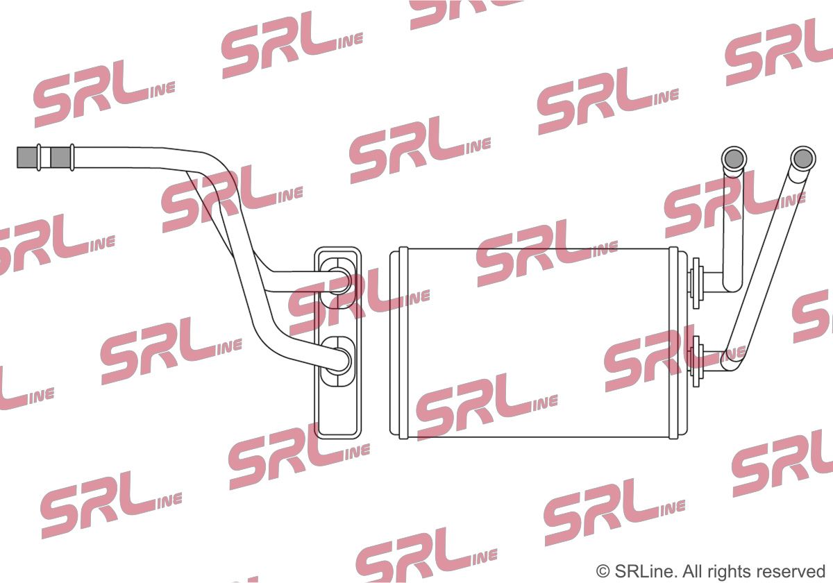 SRLINE 3060N8-1 Heat exchanger, interior heating