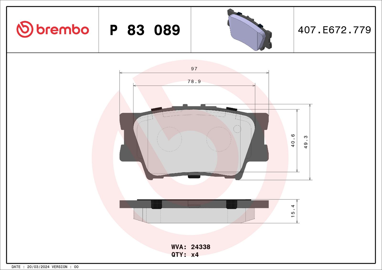 Brake Pad Set, disc brake-1