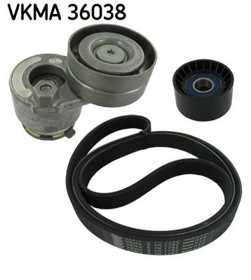SKF VKMA 36038 V-ribbed belt set