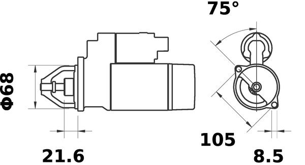 MAHLE MS 409 Starter