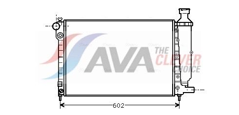 AVA CLEVER CHOICE PE2014 Radiator, engine cooling