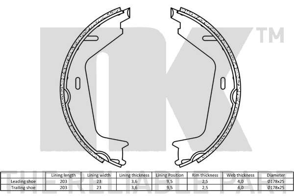 Brake Shoe Set-1