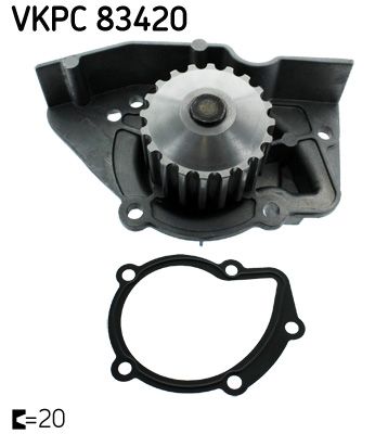 SKF VERTEVO VKPC 83420 Water pump, engine cooling